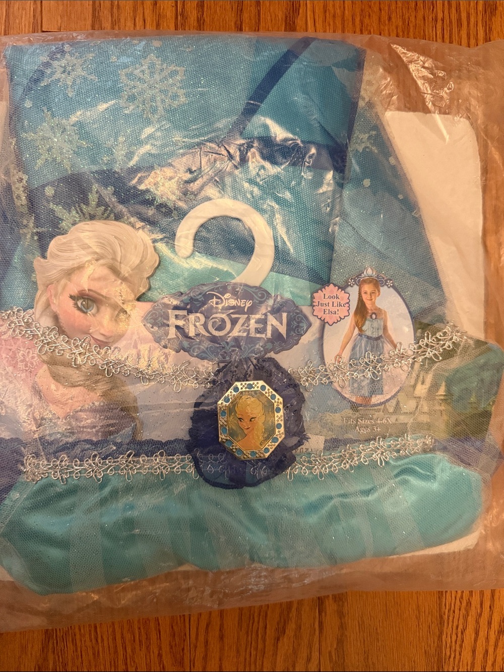 Disney Frozen Elsa-Inspired Light Blue Girls' Dress 4-6x new with a tag